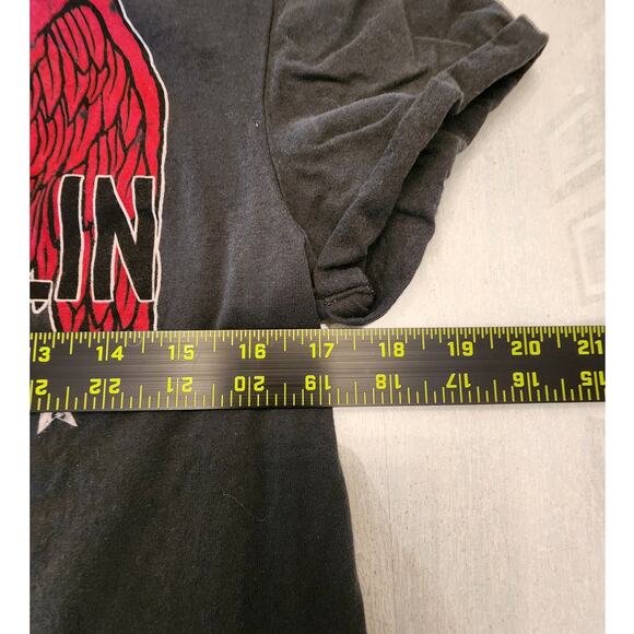 Amplified Women's Led Zeppelin Band T-Shirt Cropped SZ Large - Picture 5 of 6